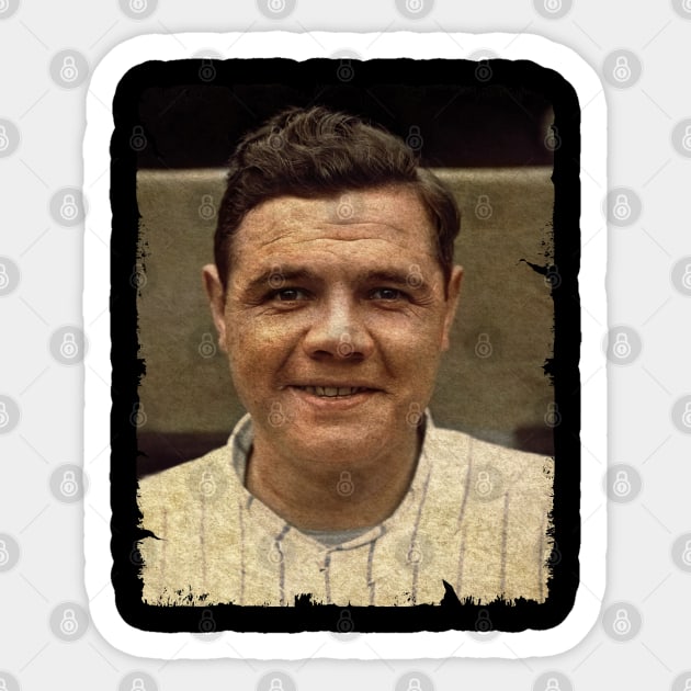 Babe Ruth in New York Yankees Sticker by PESTA PORA